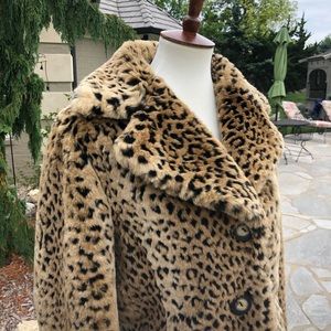 esprit leopard print coat